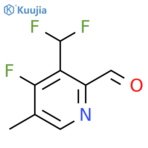 3-(Difluoromethyl)-4-fluoro-5-methylpyridine-2-carboxaldehyde structure