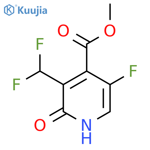 Methyl 3-(difluoromethyl)-5-fluoro-2-hydroxypyridine-4-carboxylate structure