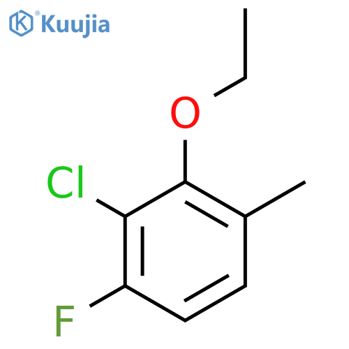 3-Chloro-2-ethoxy-4-fluorotoluene structure