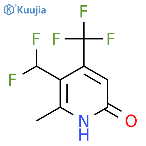3-(Difluoromethyl)-6-hydroxy-2-methyl-4-(trifluoromethyl)pyridine structure
