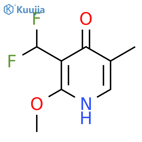 3-(Difluoromethyl)-4-hydroxy-2-methoxy-5-methylpyridine structure