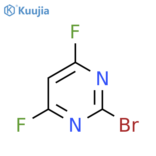 2-Bromo-4,6-difluoropyrimidine structure