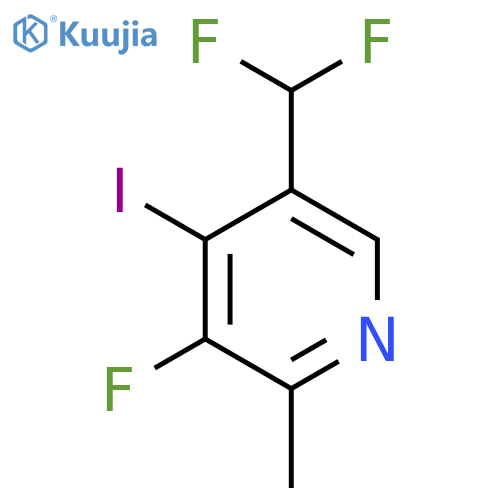 5-(Difluoromethyl)-3-fluoro-4-iodo-2-methylpyridine structure