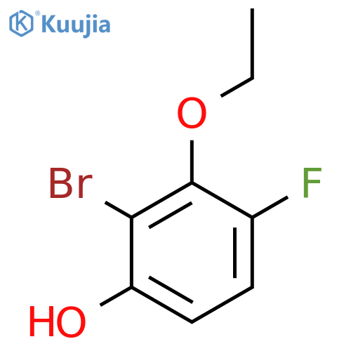 2-Bromo-3-ethoxy-4-fluorophenol structure