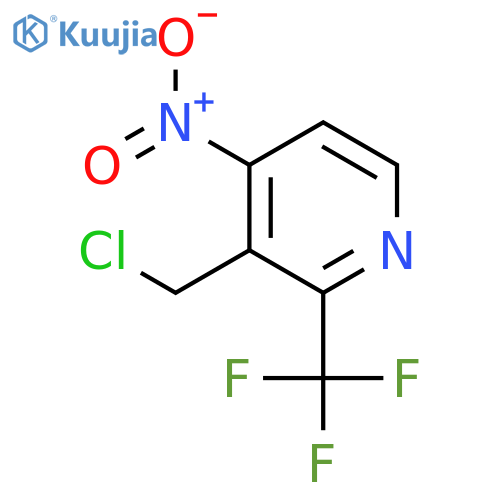 3-Chloromethyl-4-nitro-2-(trifluoromethyl)pyridine structure