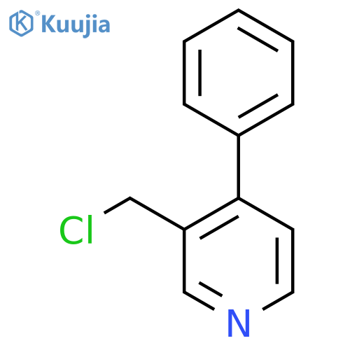3-Chloromethyl-4-phenylpyridine structure