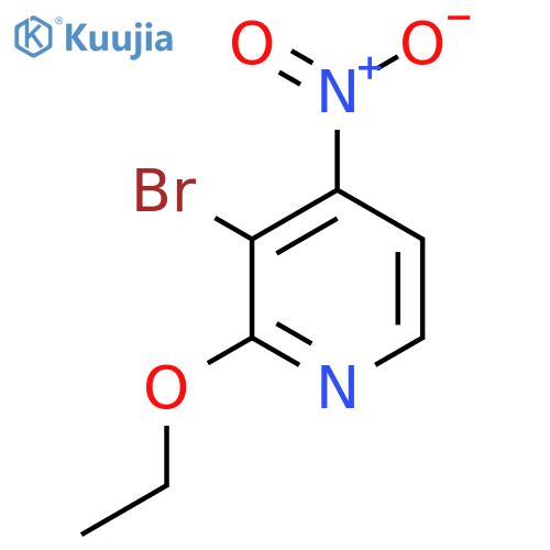 3-Bromo-2-ethoxy-4-nitropyridine structure