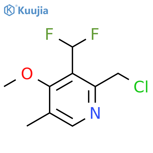 2-(Chloromethyl)-3-(difluoromethyl)-4-methoxy-5-methylpyridine structure