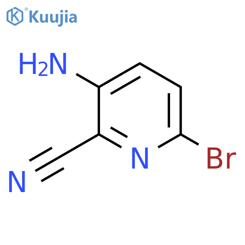 3-Amino-6-bromopyridine-2-carbonitrile structure