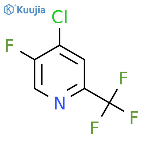 4-Chloro-5-fluoro-2-(trifluoromethyl)pyridine structure
