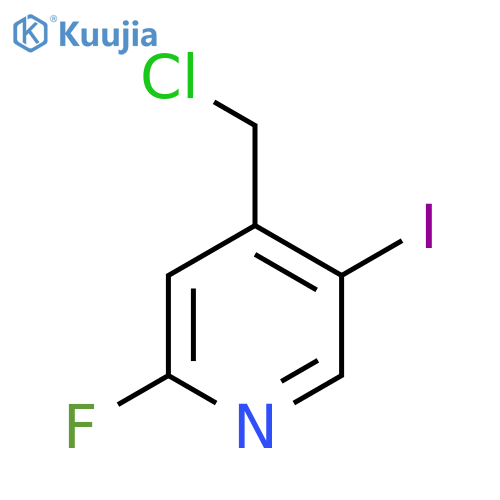 4-Chloromethyl-2-fluoro-5-iodopyridine structure