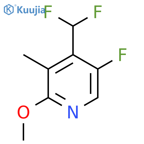 4-(Difluoromethyl)-5-fluoro-2-methoxy-3-methylpyridine structure