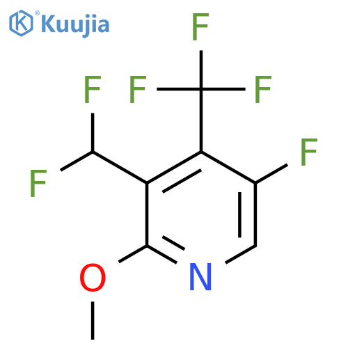 3-(Difluoromethyl)-5-fluoro-2-methoxy-4-(trifluoromethyl)pyridine structure