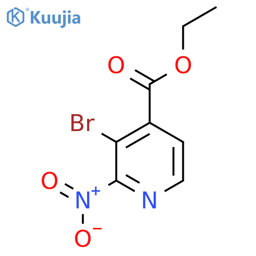 Ethyl 3-bromo-2-nitroisonicotinate structure