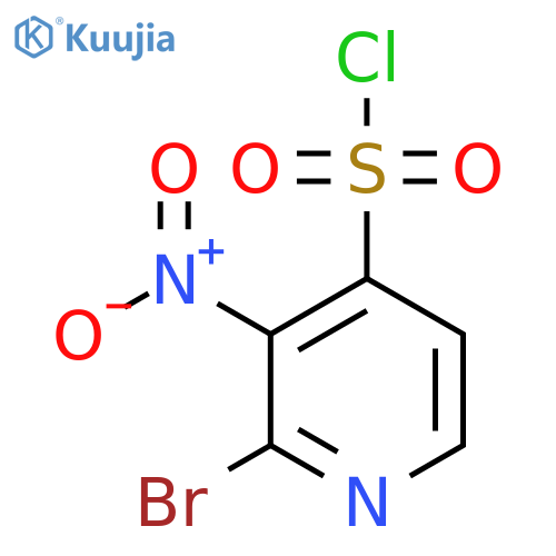 2-Bromo-3-nitropyridine-4-sulfonyl chloride structure