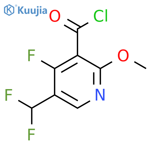 5-(Difluoromethyl)-4-fluoro-2-methoxypyridine-3-carbonyl chloride structure