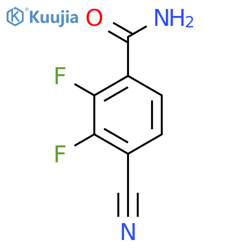 4-Cyano-2,3-difluorobenzamide structure