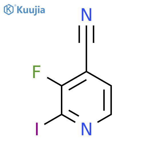 3-fluoro-2-iodopyridine-4-carbonitrile structure