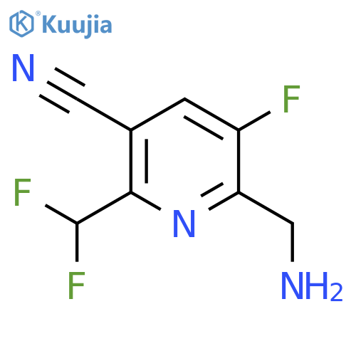2-(Aminomethyl)-5-cyano-6-(difluoromethyl)-3-fluoropyridine structure