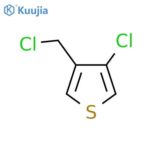 3-Chloro-4-(chloromethyl)thiophene structure