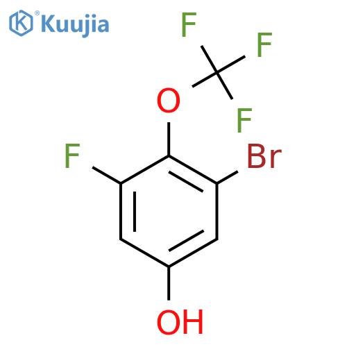 3-Bromo-5-fluoro-4-(trifluoromethoxy)phenol structure