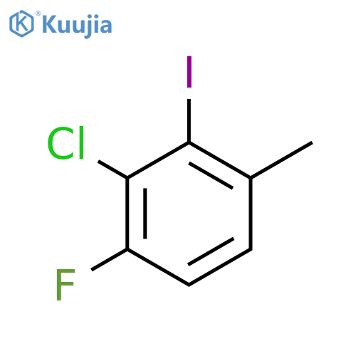 3-Chloro-4-fluoro-2-iodotoluene structure