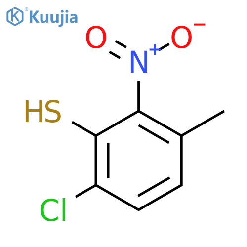 6-Chloro-3-methyl-2-nitrothiophenol structure