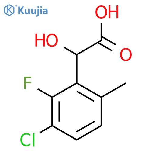 3-Chloro-2-fluoro-6-methylmandelic acid structure