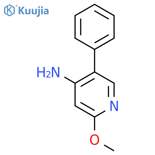 4-Amino-2-methoxy-5-phenylpyridine structure