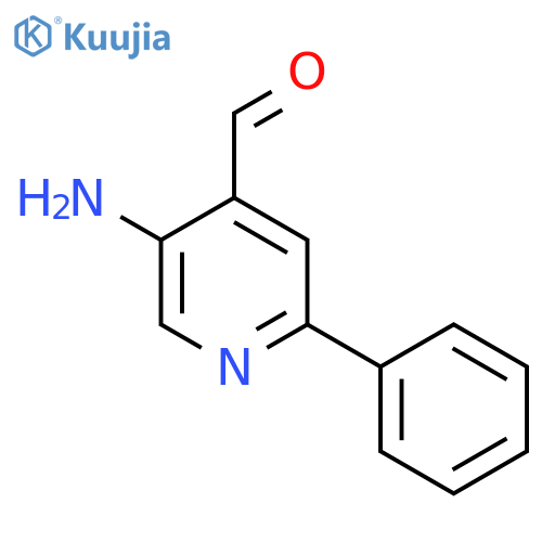 5-Amino-2-phenylisonicotinaldehyde structure