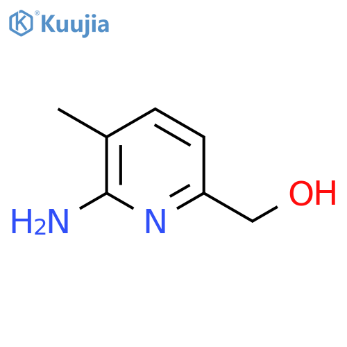 2-Amino-3-methylpyridine-6-methanol structure