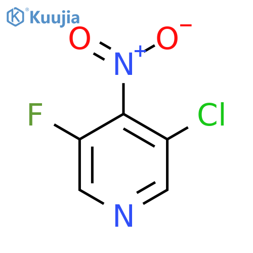 3-Chloro-5-fluoro-4-nitropyridine structure