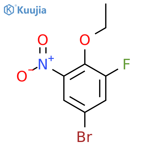 1-Bromo-4-ethoxy-3-fluoro-5-nitrobenzene structure