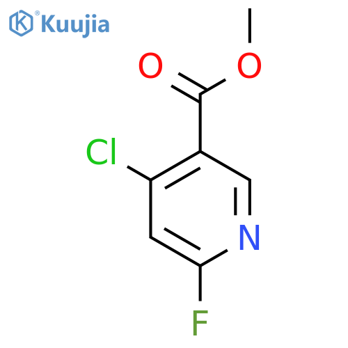 Methyl 4-chloro-6-fluoronicotinate structure