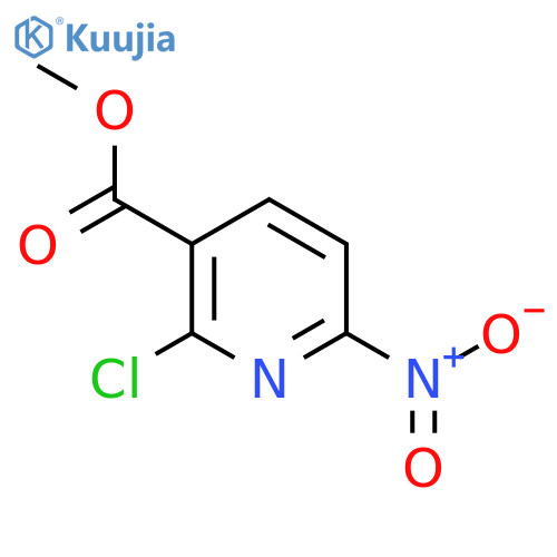 Methyl 2-chloro-6-nitronicotinate structure