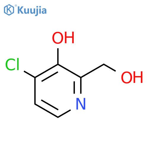 4-Chloro-3-hydroxypyridine-2-methanol structure