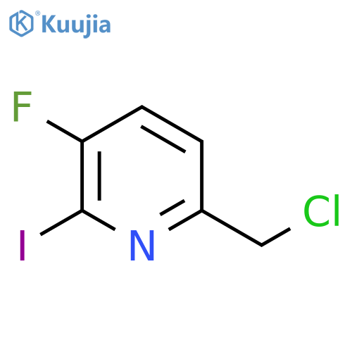 6-Chloromethyl-3-fluoro-2-iodopyridine structure