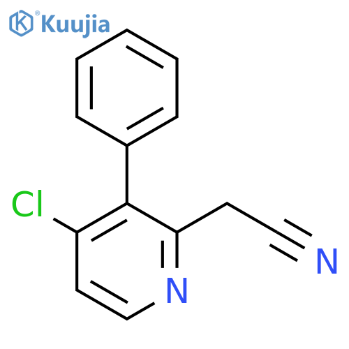 4-Chloro-3-phenylpyridine-2-acetonitrile structure