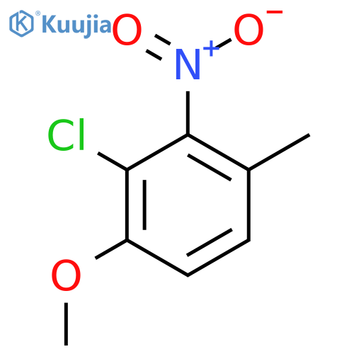 2-Chloro-1-methoxy-4-methyl-3-nitro-benzene structure