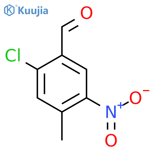 2-Chloro-4-methyl-5-nitrobenzaldehyde structure
