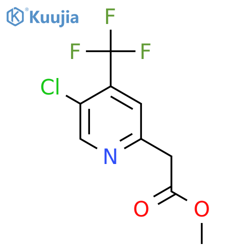 Methyl 5-chloro-4-(trifluoromethyl)pyridine-2-acetate structure