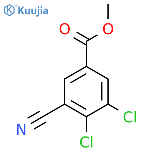Methyl 3-cyano-4,5-dichlorobenzoate structure