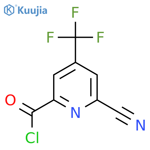 6-Cyano-4-(trifluoromethyl)picolinoyl chloride structure