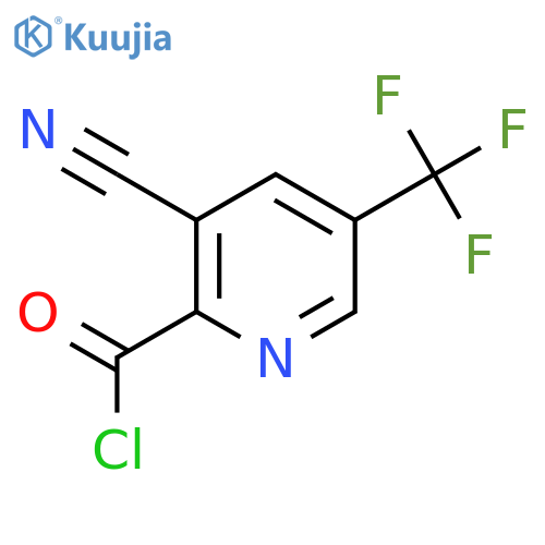 3-Cyano-5-(trifluoromethyl)picolinoyl chloride structure