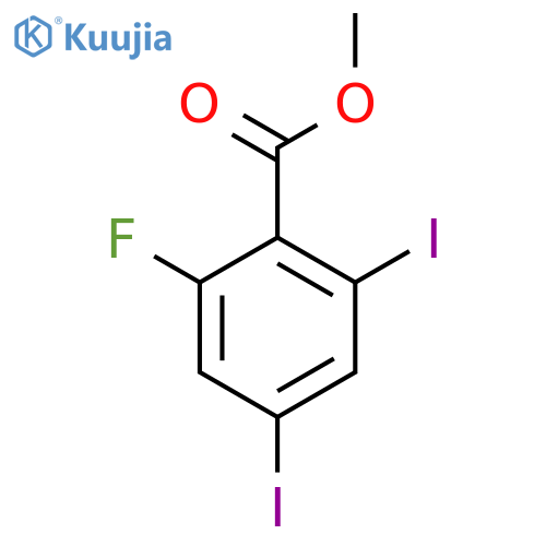 Methyl 2,4-diiodo-6-fluorobenzoate structure