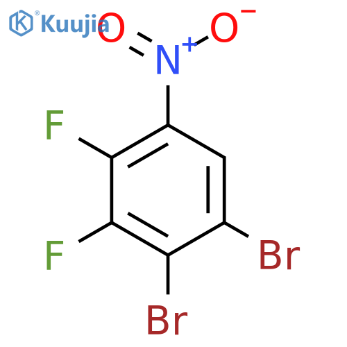 1,2-Dibromo-3,4-difluoro-5-nitrobenzene structure