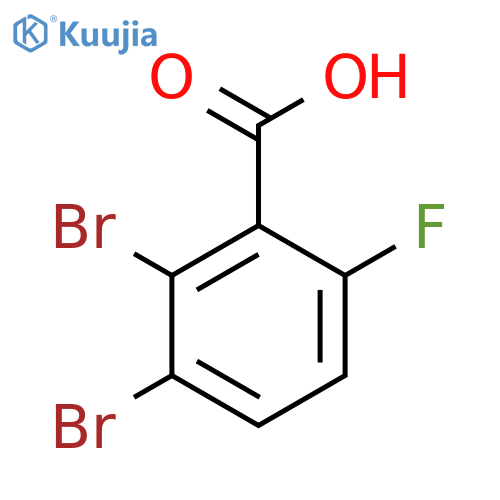 2,3-Dibromo-6-fluorobenzoic acid structure