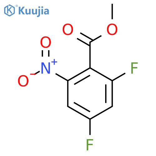 Methyl 2,4-difluoro-6-nitrobenzoate structure