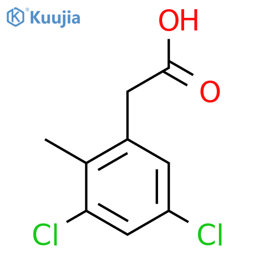 3,5-Dichloro-2-methylphenylacetic acid structure