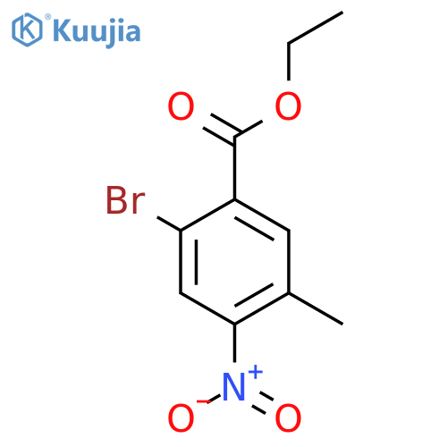 Ethyl 2-bromo-5-methyl-4-nitrobenzoate structure